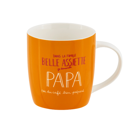 Mug Mug (+ boite) Belle assiette Papa P058-C152490-BK-79