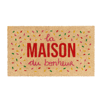 Paillassons Paillasson Confetti Bonheur A034-C051870-AB-40