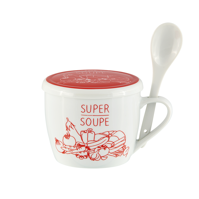 Bol à soupe avec couvercle Super soupe