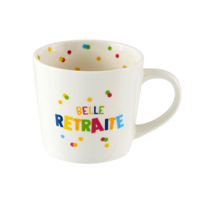 Mug Mug retraite (+ boite) "Belle retraite" P058-C153310-AG-48