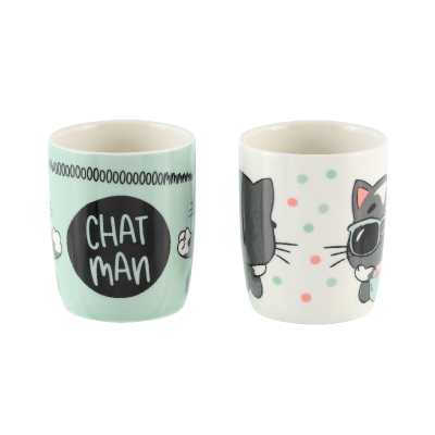 Mug Set de 2 mini mug P058-C154210-AM-15