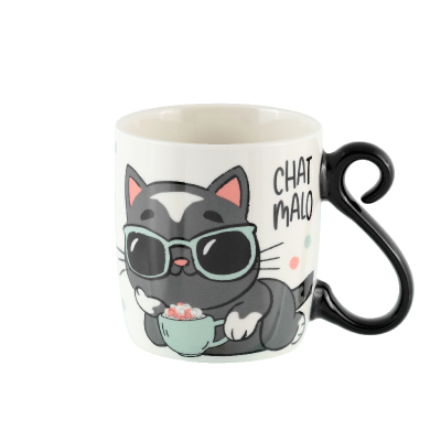 Mug Mug Chat malo P058-C154320-AG-15