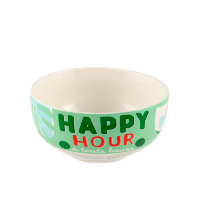 Bol Set de 2 bols Happy hour P058-C155045