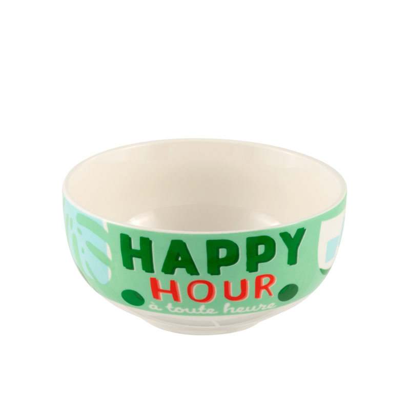 Bol Set de 2 bols Happy hour P058-C155045