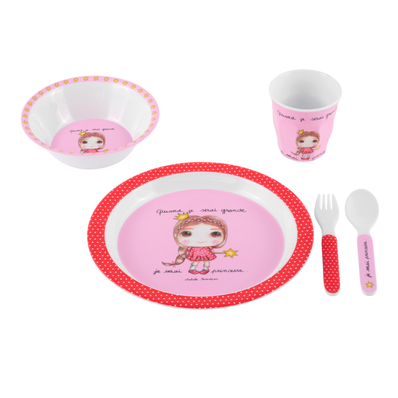 Boite a gouter Coffret repas Princesse P058-M011560