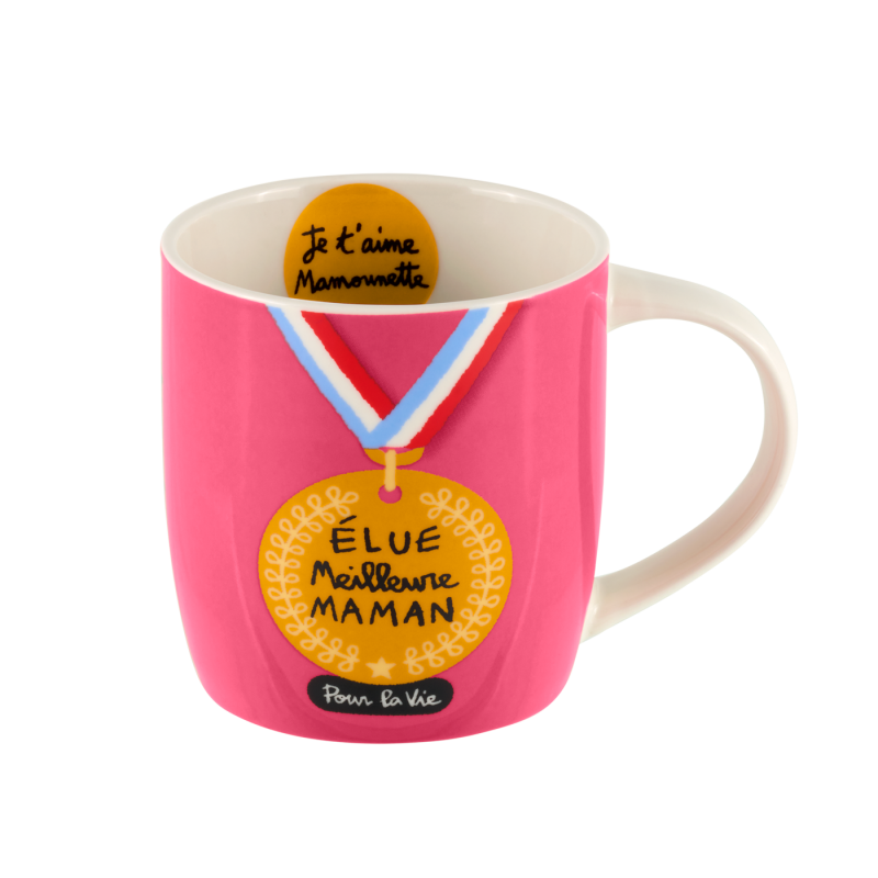 Mug Mug (+ boîte) Élue meilleure maman pour la vie P058-C154970