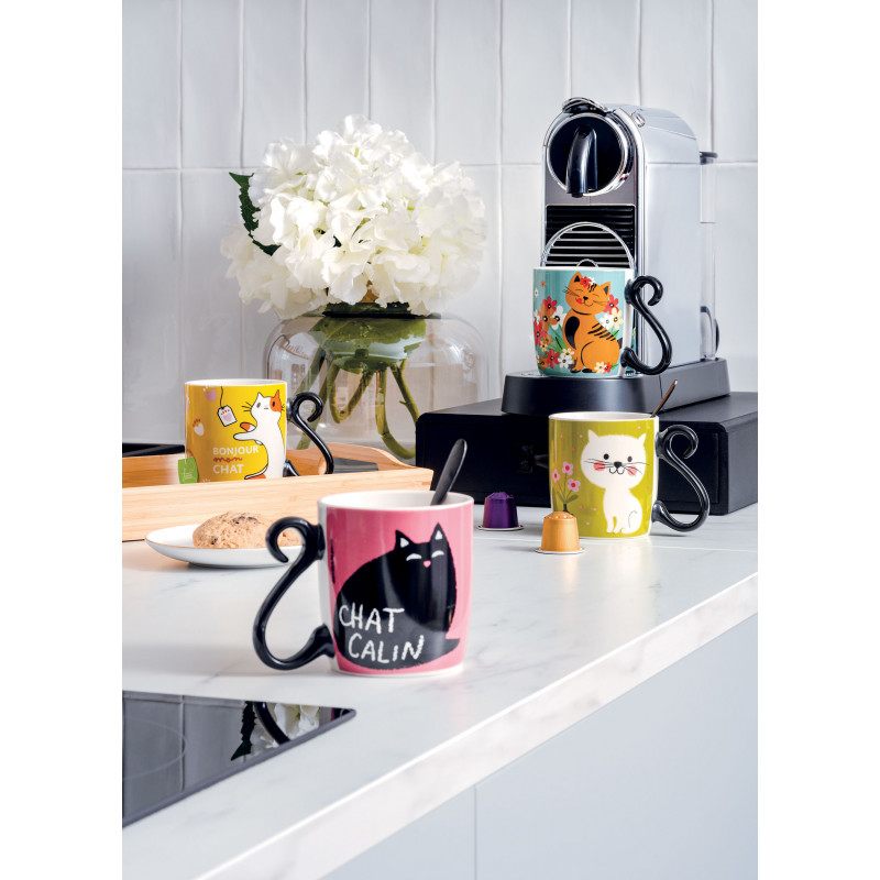 Mug Mug Chat malin calin P058-C154905