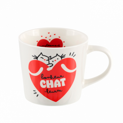 Mug Chat cœur