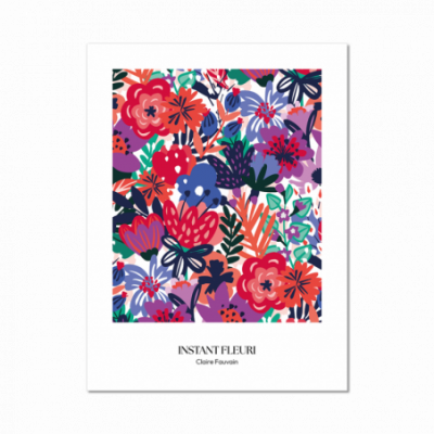 Affiche instant fleuri