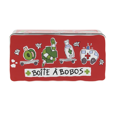 Boîtes métallique pharmacie Boîte à Bobos P005-M024440-AD-120